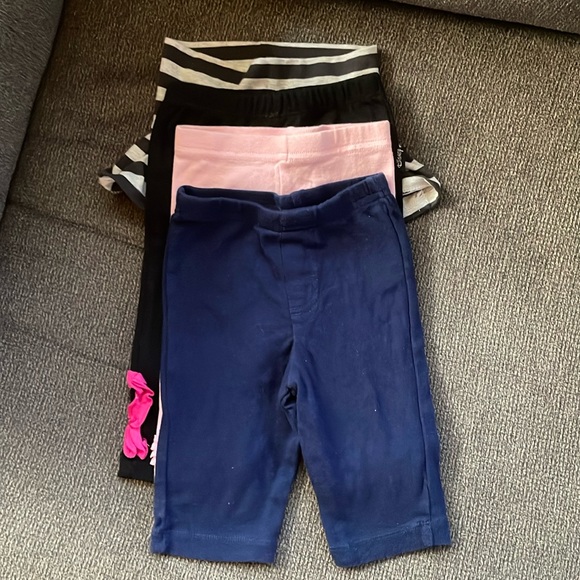 Bundle of 0-3 Month Baby Girl Pants - Picture 1 of 12